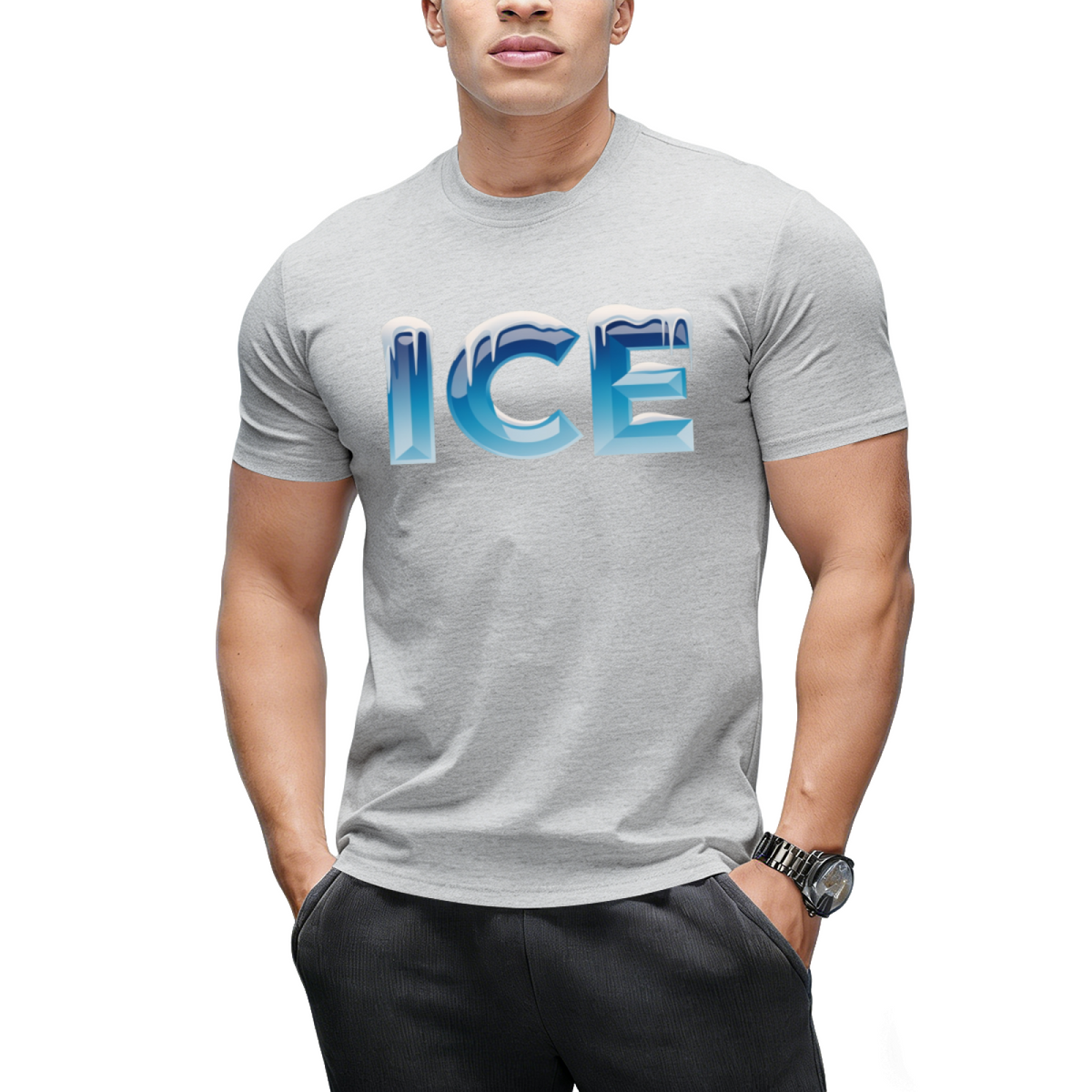 Ice and Fire Halloween Graphic T-Shirt