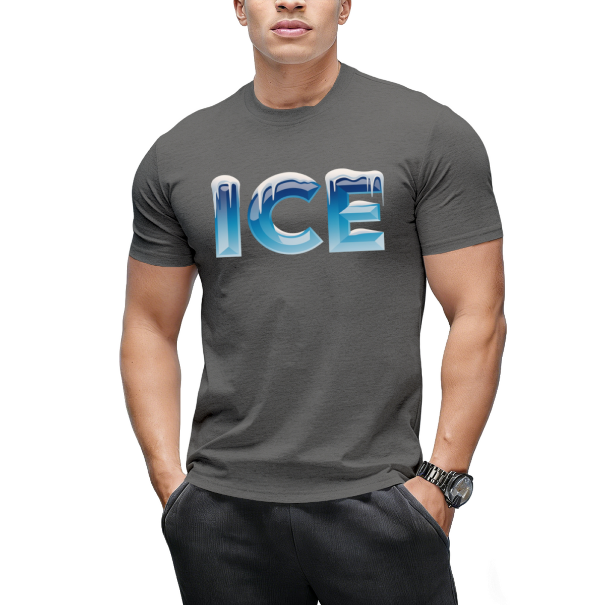 Ice and Fire Halloween Graphic T-Shirt