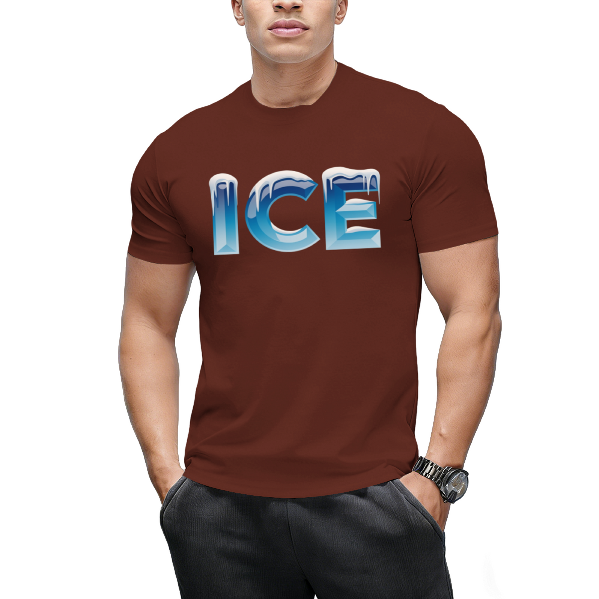 Ice and Fire Halloween Graphic T-Shirt
