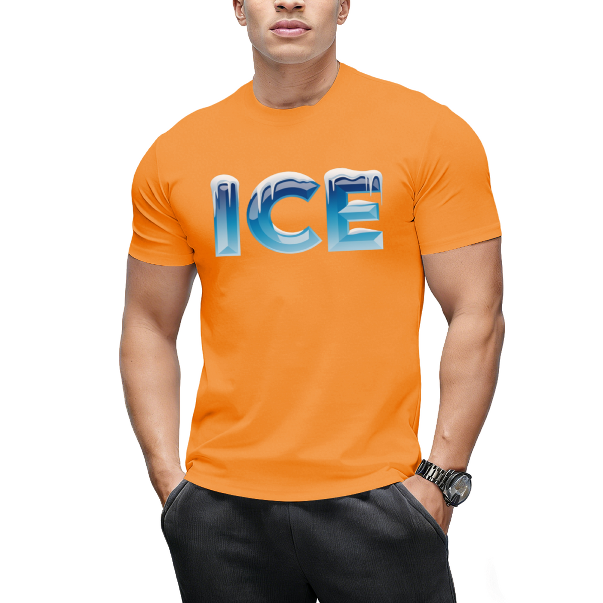 Ice and Fire Halloween Graphic T-Shirt