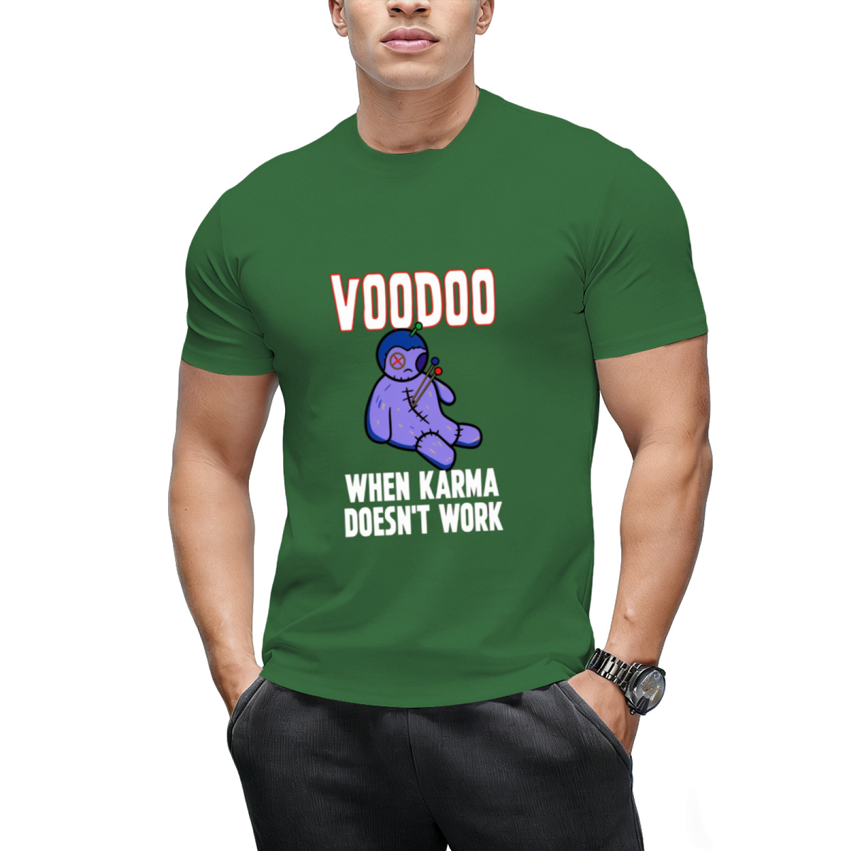 Voodoo - When Karma Doesn't Work Graphic T-Shirt