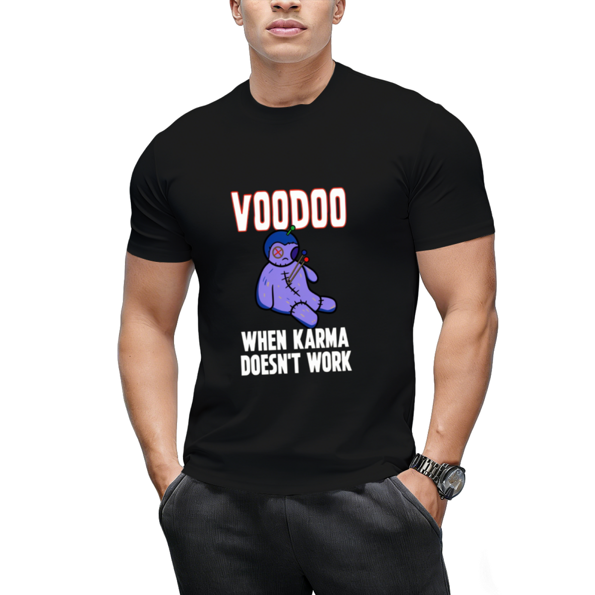Voodoo - When Karma Doesn't Work Graphic T-Shirt
