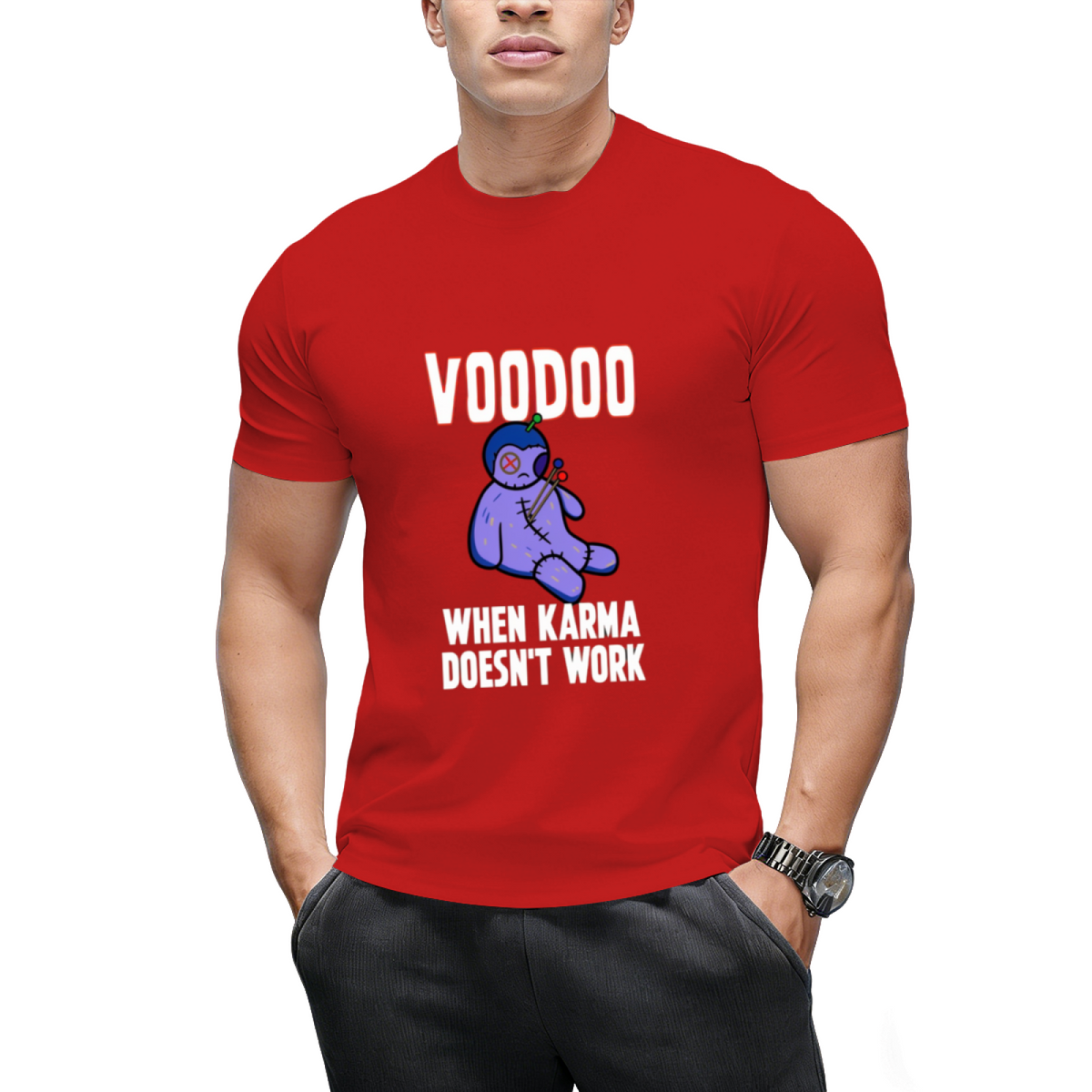 Voodoo - When Karma Doesn't Work Graphic T-Shirt
