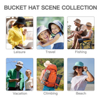 Adult bucket hat featuring In Utero winged angel illustration