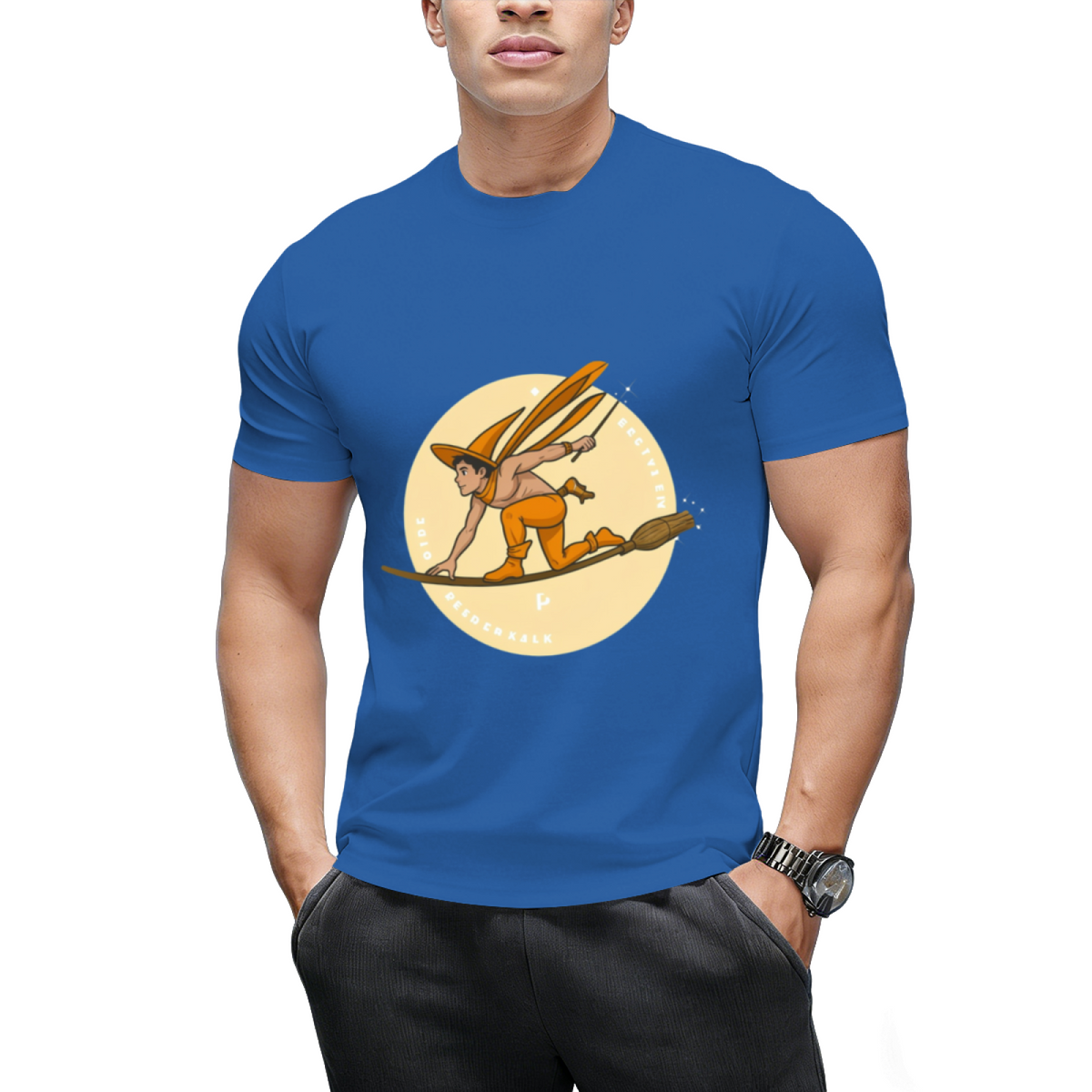 Witch Boy - Orange Citrine Graphic T-Shirt