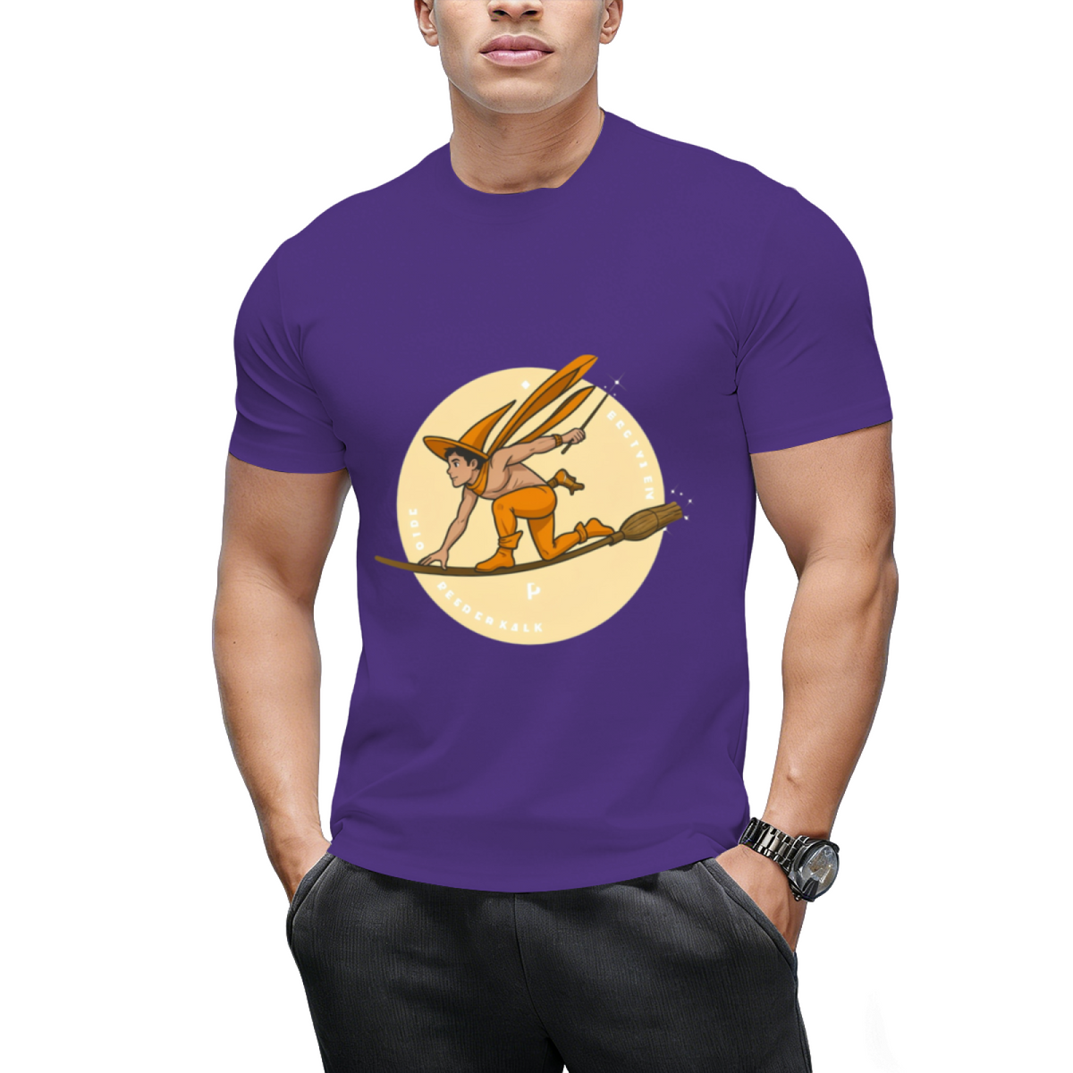 Witch Boy - Orange Citrine Graphic T-Shirt