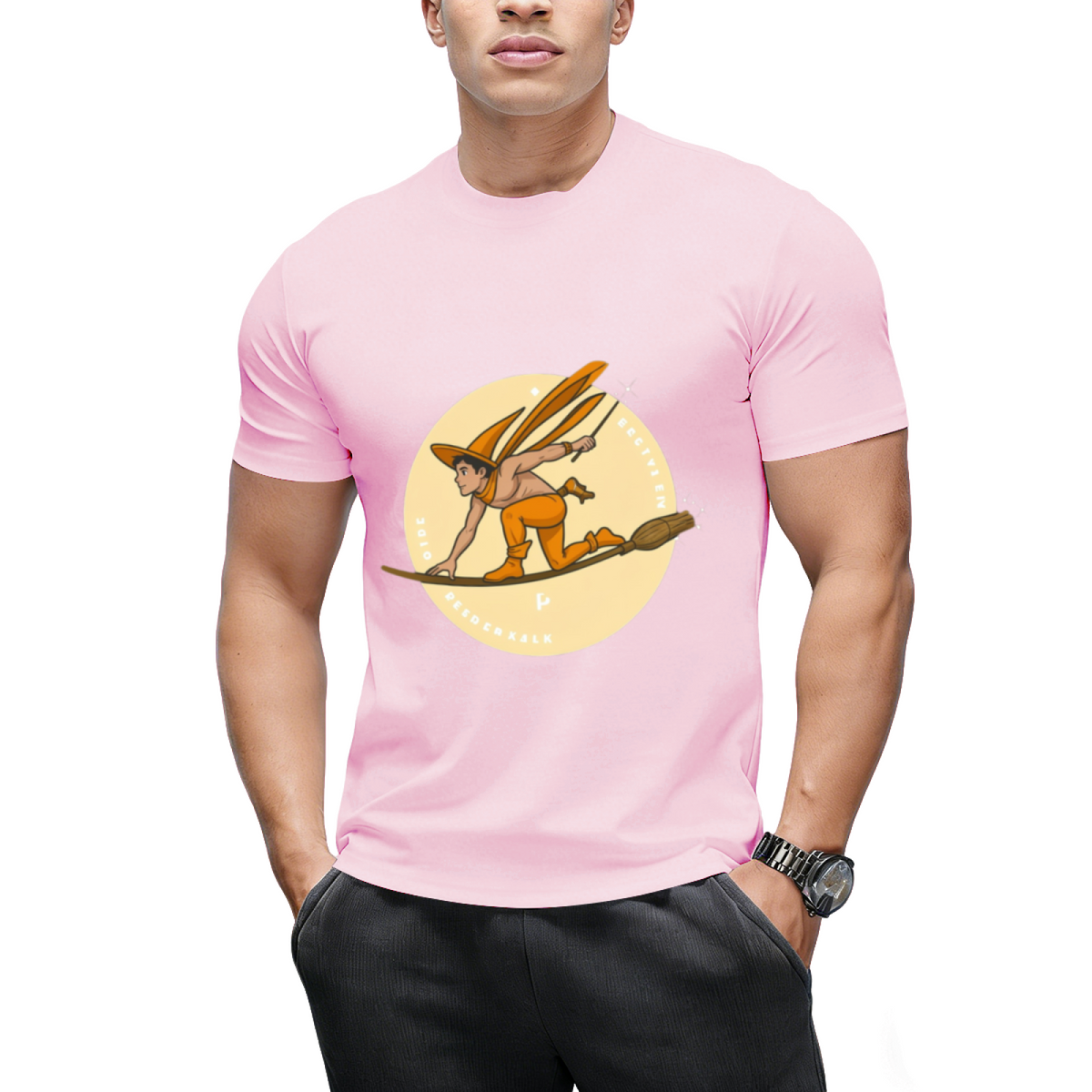 Witch Boy - Orange Citrine Graphic T-Shirt