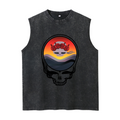 Grateful Dead-themed washed graphic tank top product image