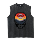Grateful Dead-themed washed graphic tank top product image