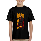 Red Cape Street Rebel Kid's T-Shirt for City Outfits