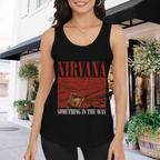 Nirvana Something in the Way Red Radio Graphic Tank Top product image featuring Something in the Way red radio illustration