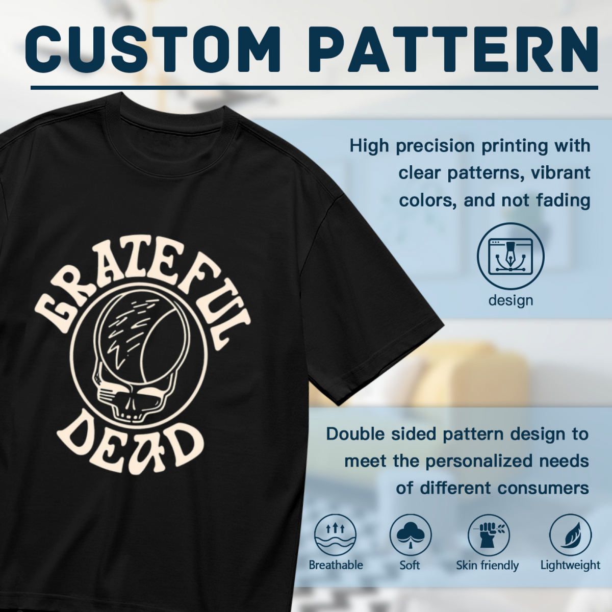 Grateful Dead Tennis graphic T-shirt product image