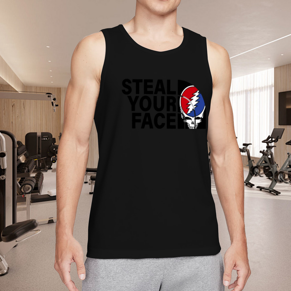 Grateful Dead Steal Your North Face graphic tank top product image
