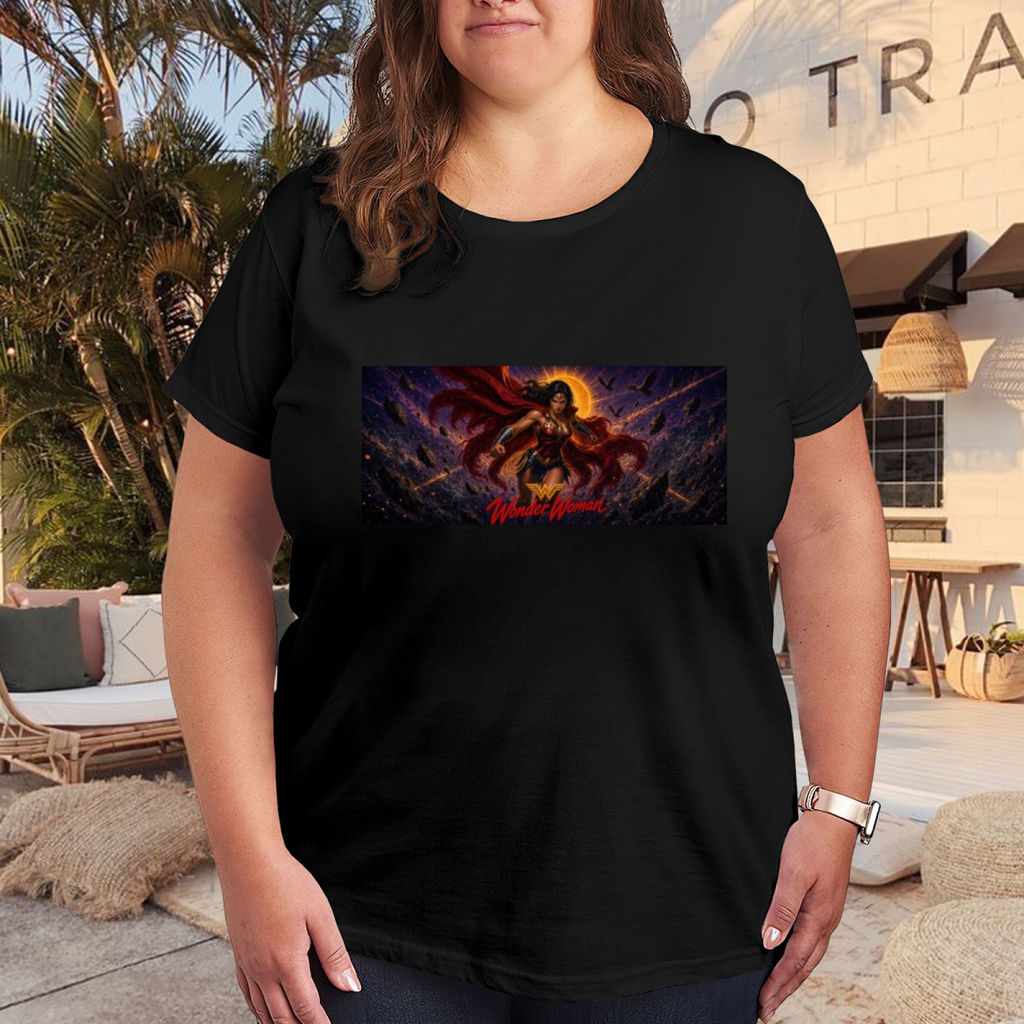 Cosmic Lasso Battle Women's T-Shirt for Fan Meetups