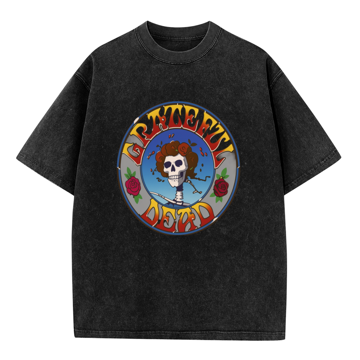 Grateful Dead Skull Roses Bertha washed graphic T-shirt, product image