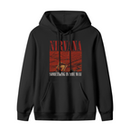 Hoodie product image with something in the way radio artwork, black colorway