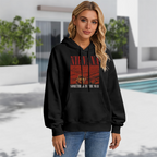Hoodie product image with something in the way radio artwork