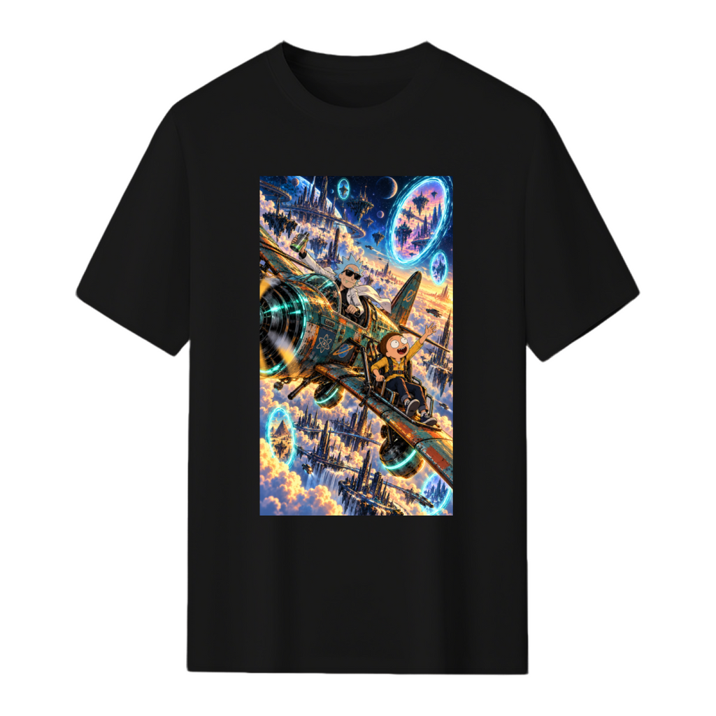 Skybound Portal Jet Men's T-Shirt for Summer Getaways