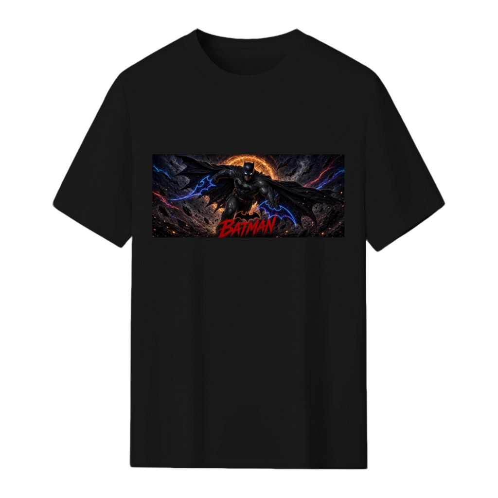 Winged Eclipse Flight Men's T-Shirt for Night Outfits