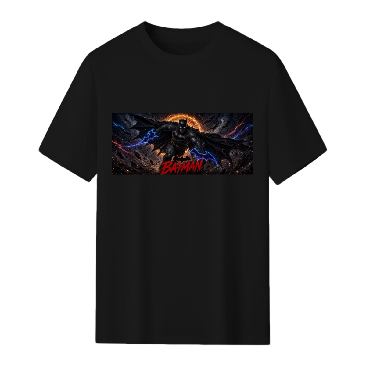 Winged Eclipse Flight Men's T-Shirt for Night Outfits