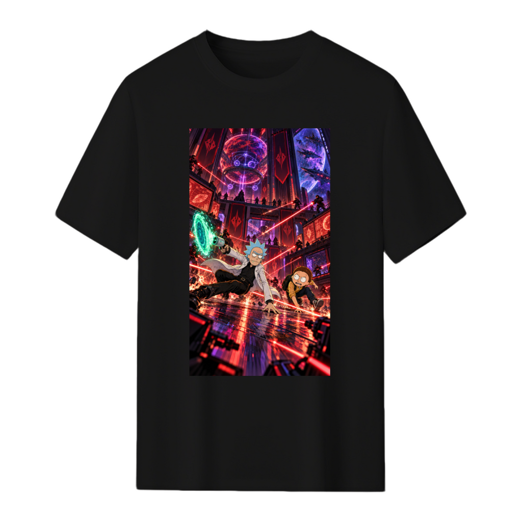Neon Laser Getaway Men's T-Shirt for Night Events