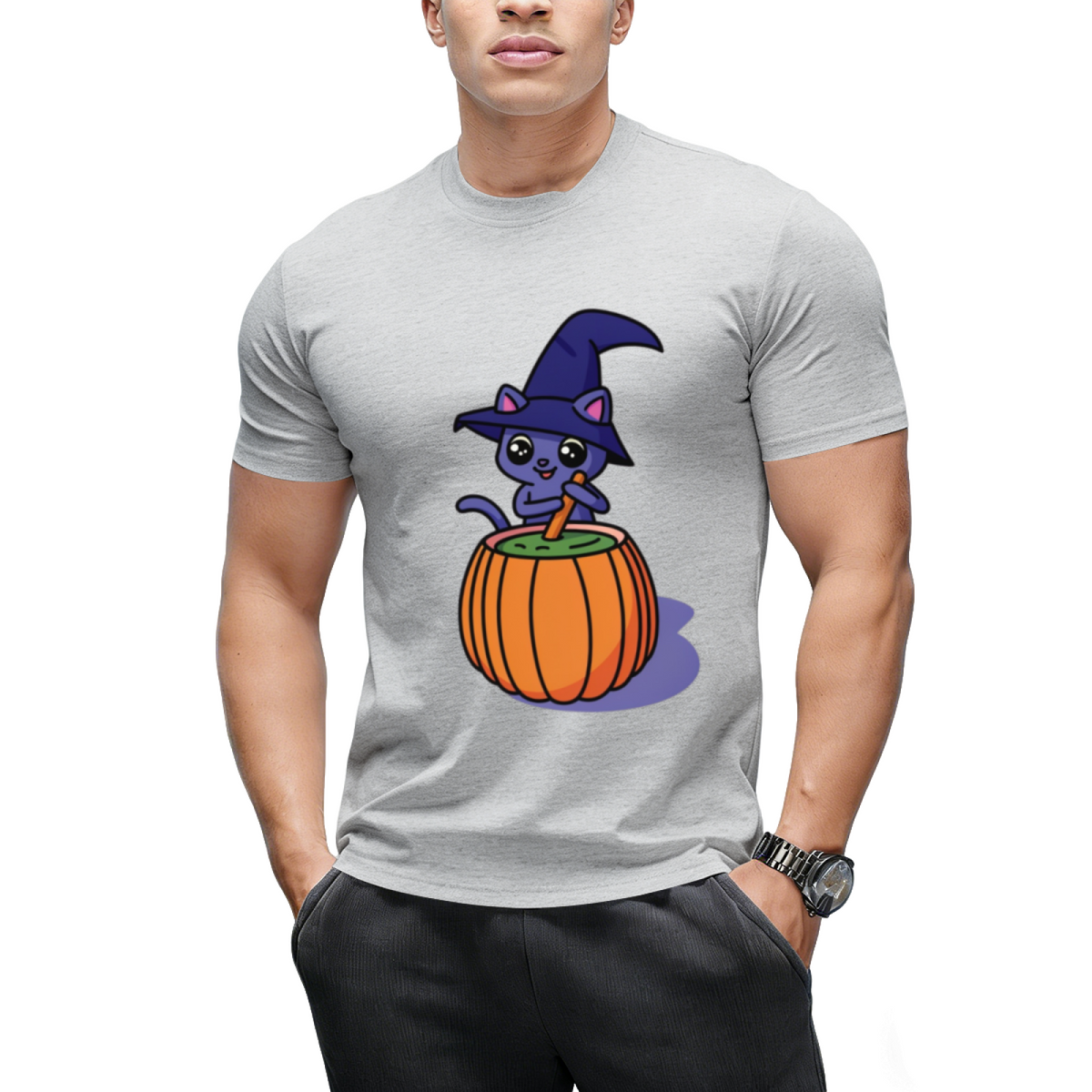 Kitten Cauldron Graphic T-Shirt