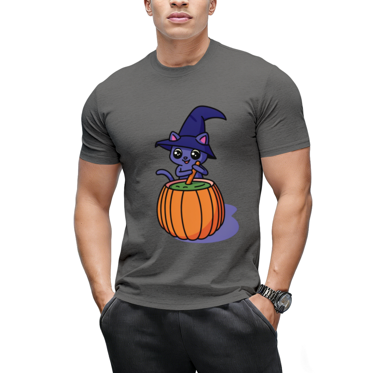 Kitten Cauldron Graphic T-Shirt