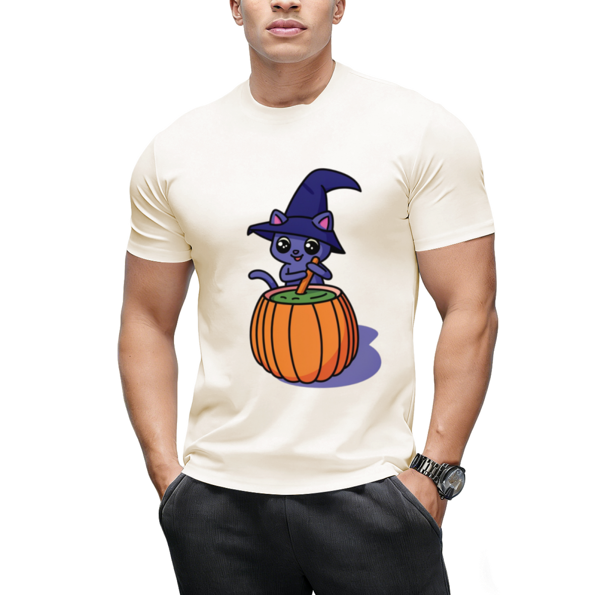 Kitten Cauldron Graphic T-Shirt