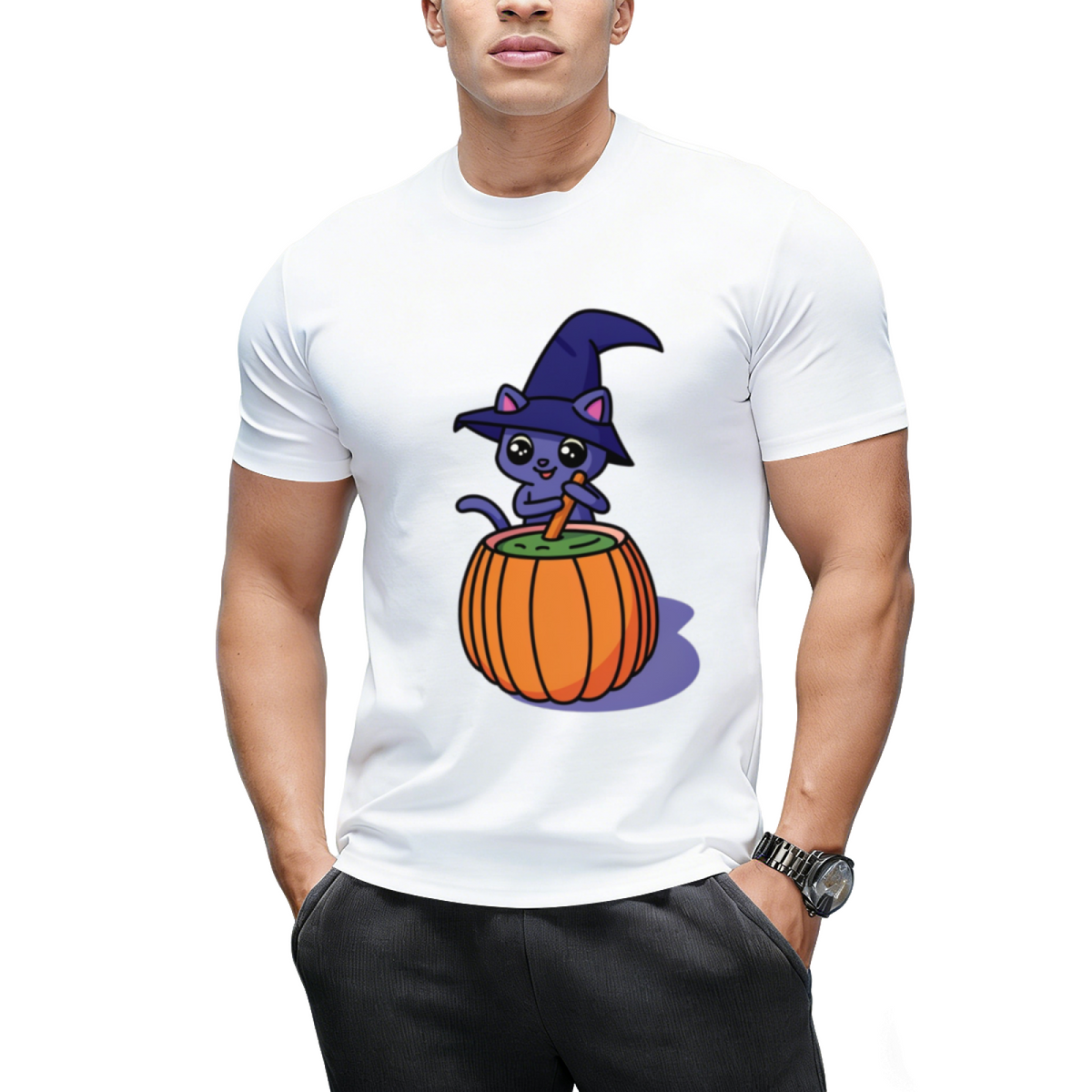Kitten Cauldron Graphic T-Shirt