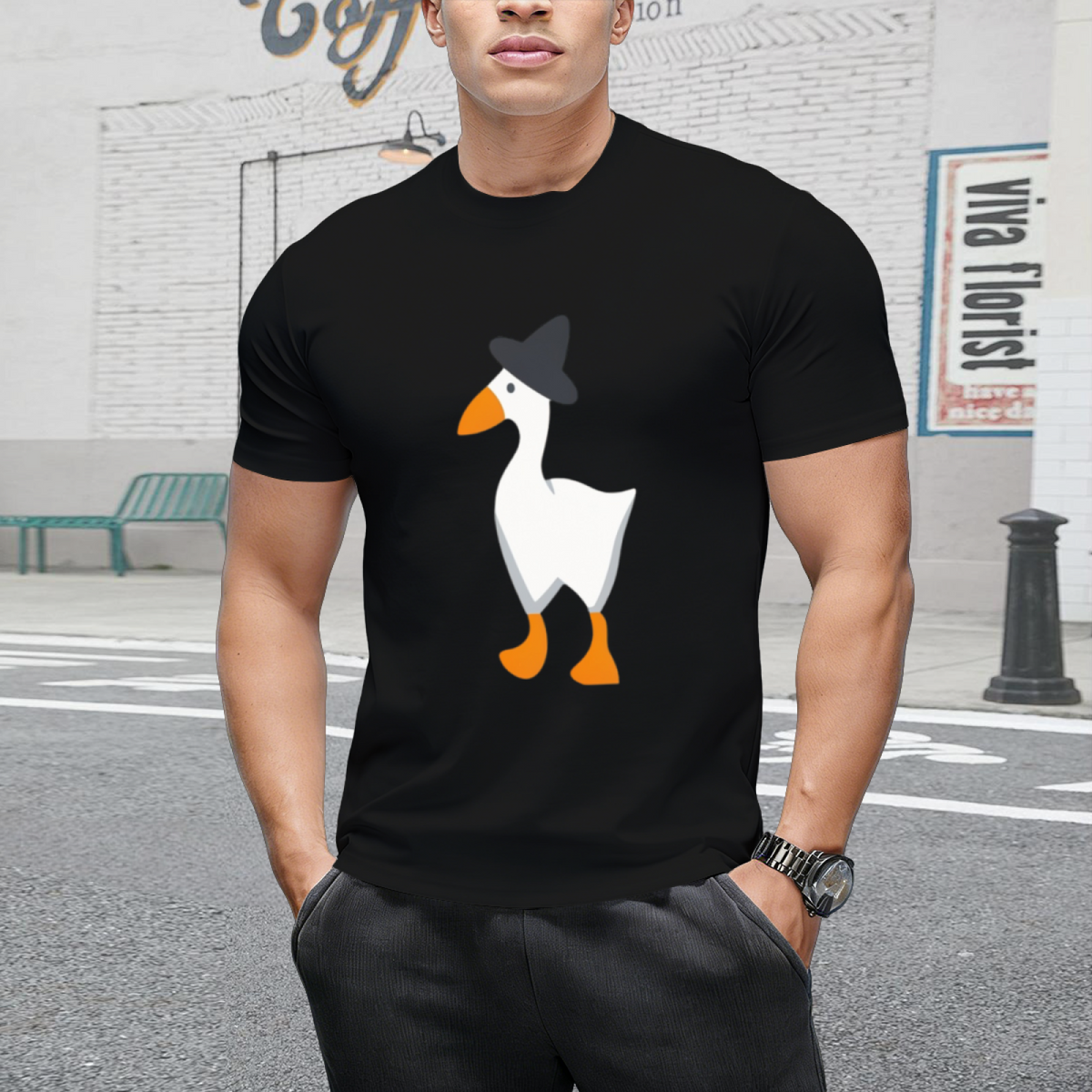 Witch Goose Graphic T-Shirt