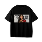 Warrior Newspaper Art Kid's T-Shirt for Casual Outings