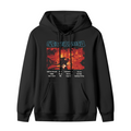 Hoodie product image with nevermind red art tracklist artwork, black colorway