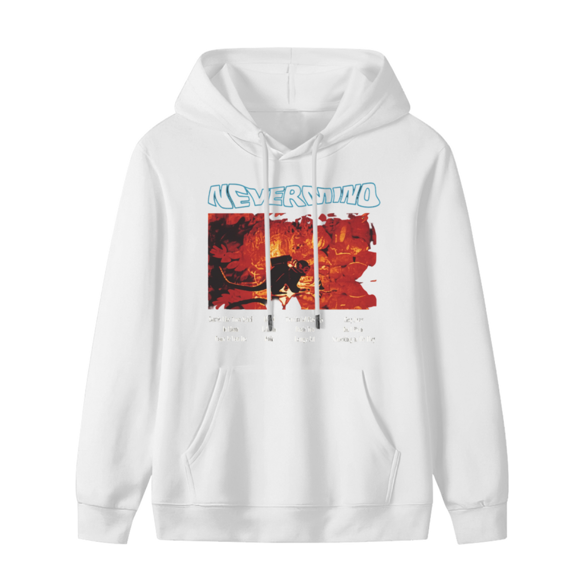 Nirvana Nevermind Red Tracklist Hoodie