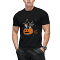 The Pumpkin Riding Witch Graphic T-Shirt