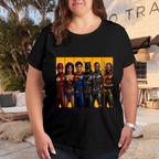 Comic Portrait Lineup Women's T-Shirt for Fan Events