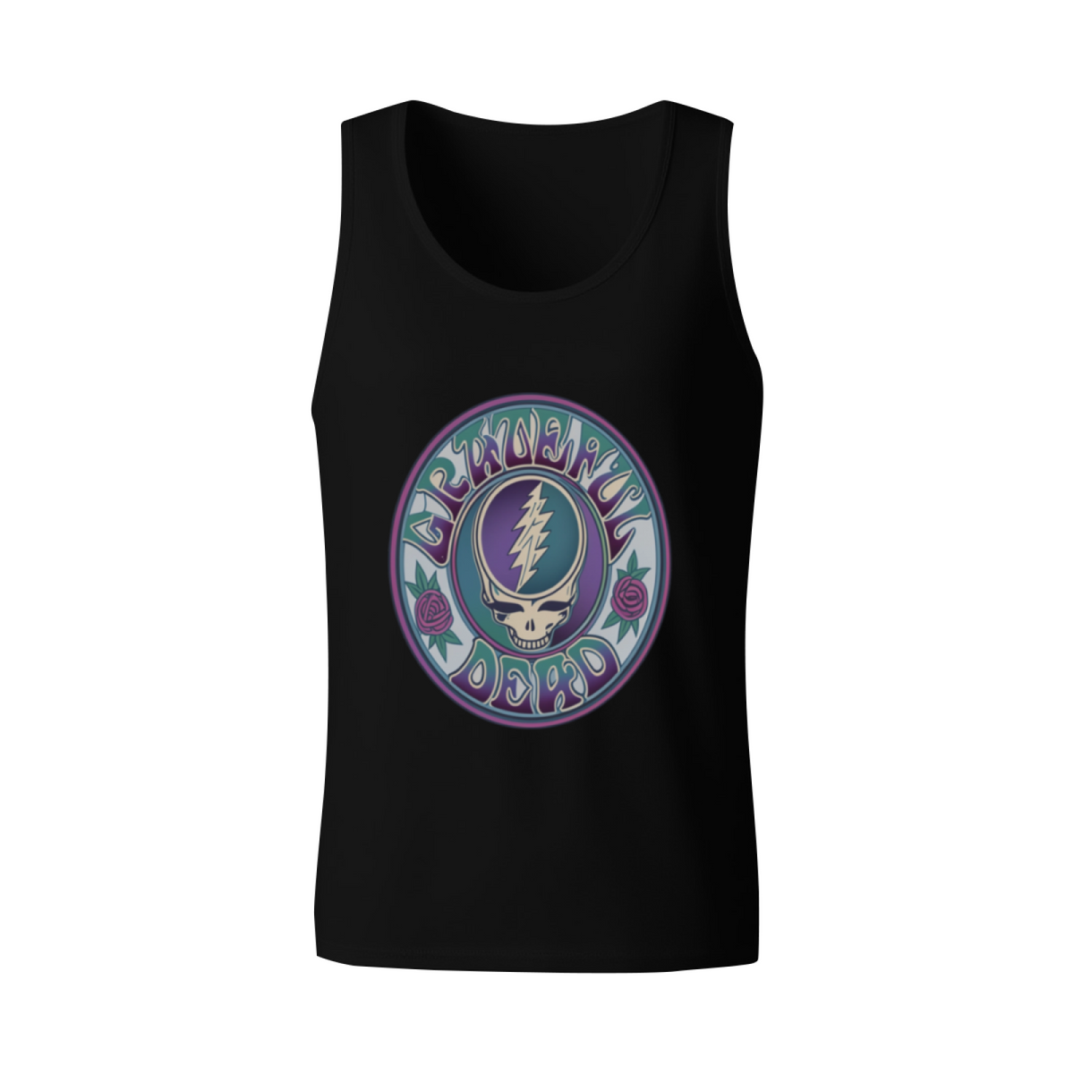 Grateful Dead Batik Steal Your Face graphic tank top product image
