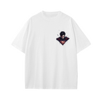 Red Cape Intense Gaze Kid's T-Shirt for Family Outings