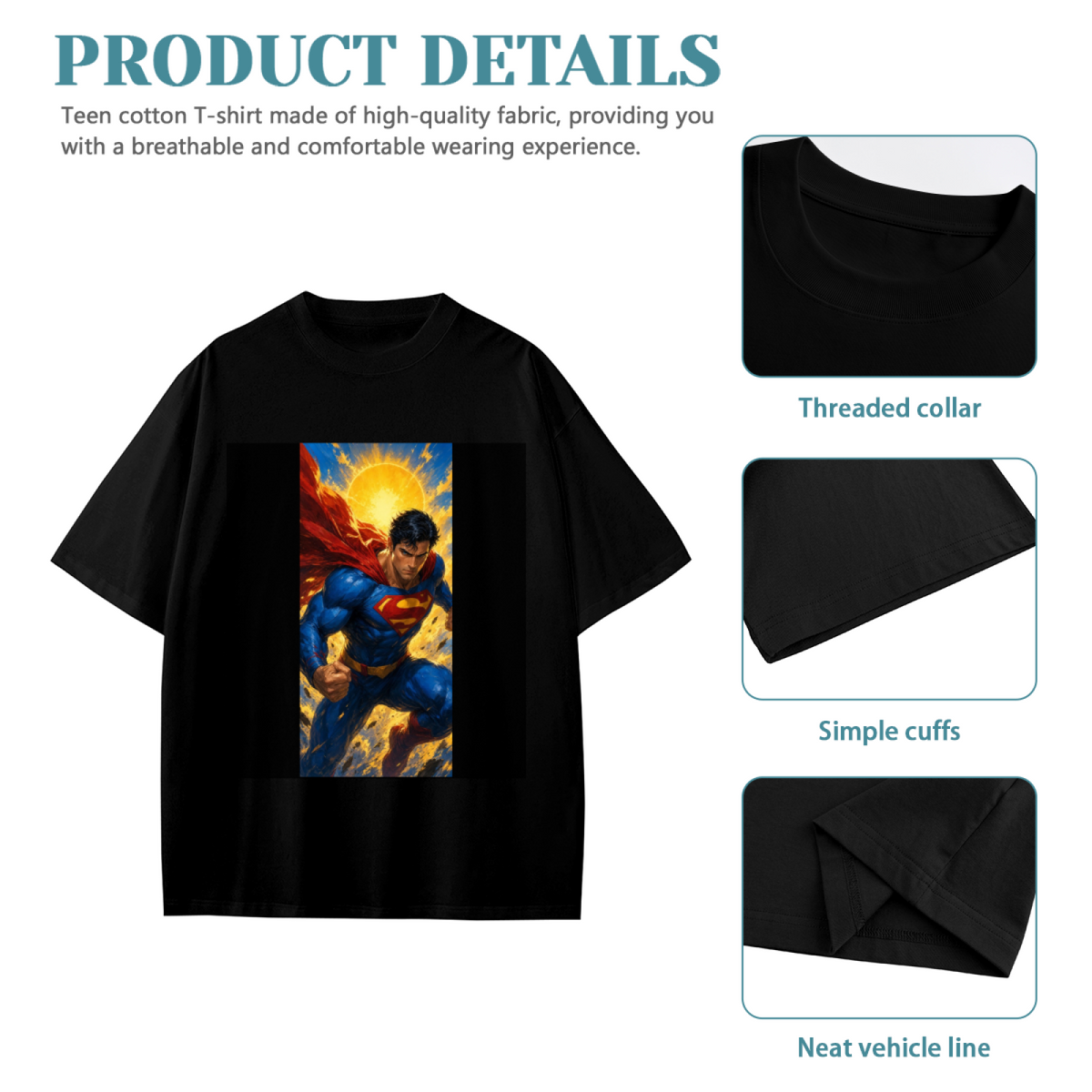 Solar Charge Portrait Kid's T-Shirt for Comic Events
