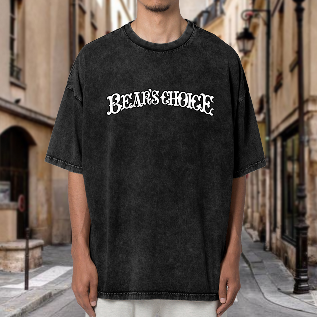 Grateful Dead Bear's Choice Lettering washed graphic T-shirt, product image