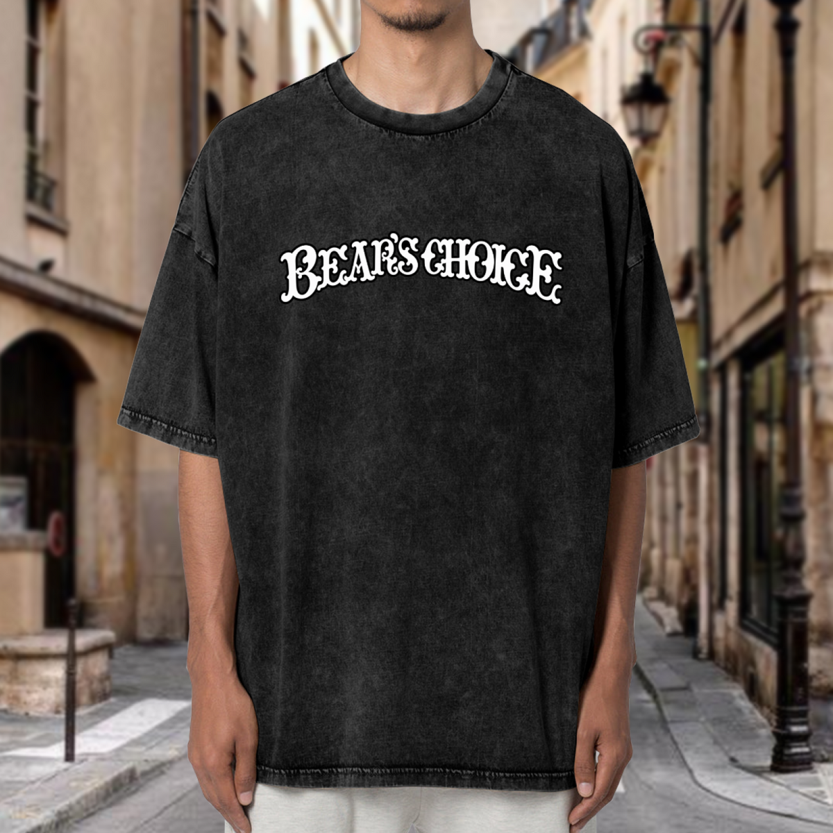 Grateful Dead Bear's Choice Lettering washed graphic T-shirt, product image