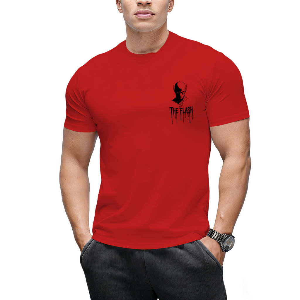 Ink Bolt Silhouette Men's T-Shirt for Casual Outings