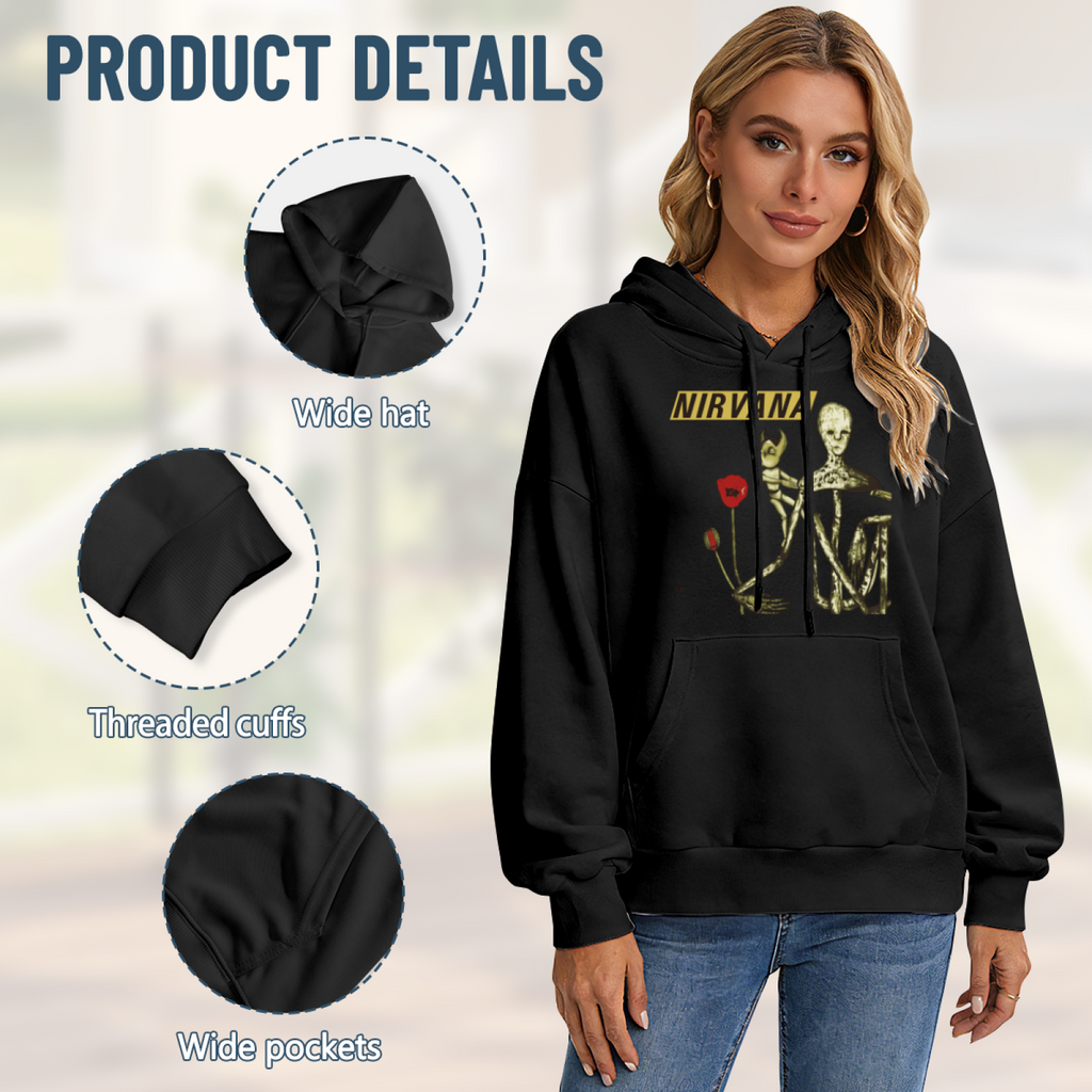 Hoodie product image with incesticide doll and poppy artwork