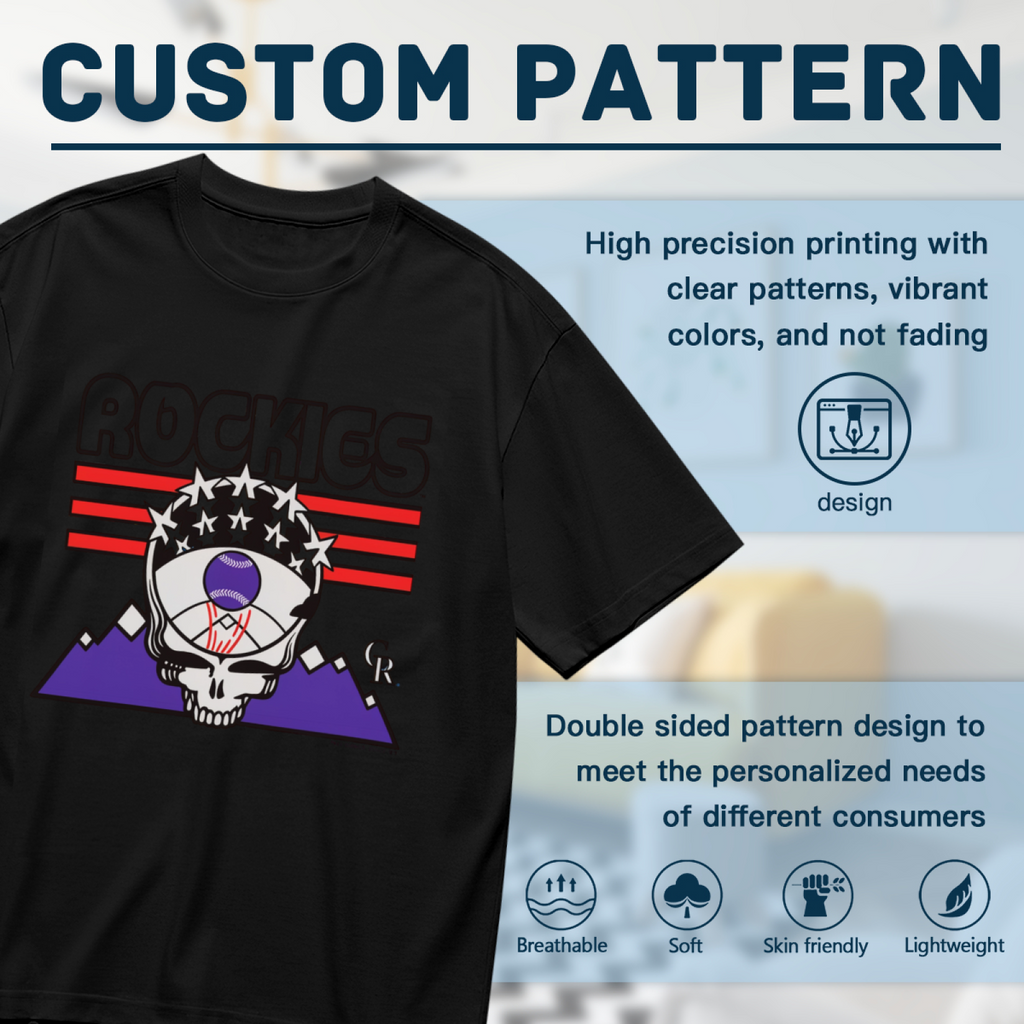 Grateful Dead Homage Rockies graphic T-shirt product image
