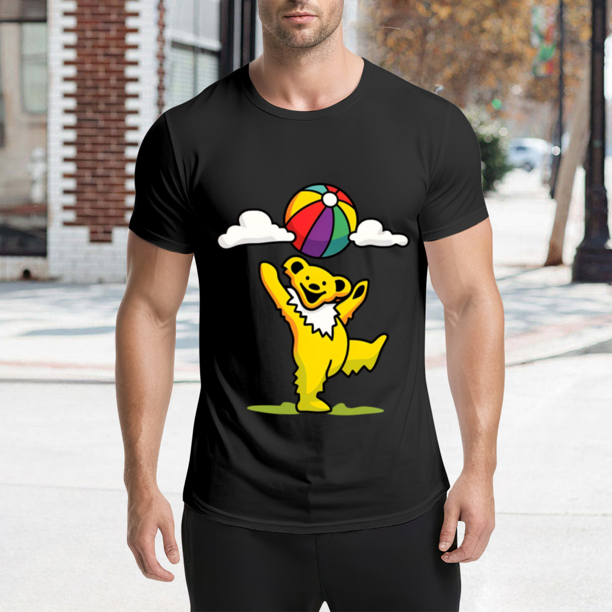 Grateful Dead Sunny Dancing Bear graphic T-shirt product image
