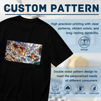 Golden Trident Sea Clash Women's T-Shirt for Summer