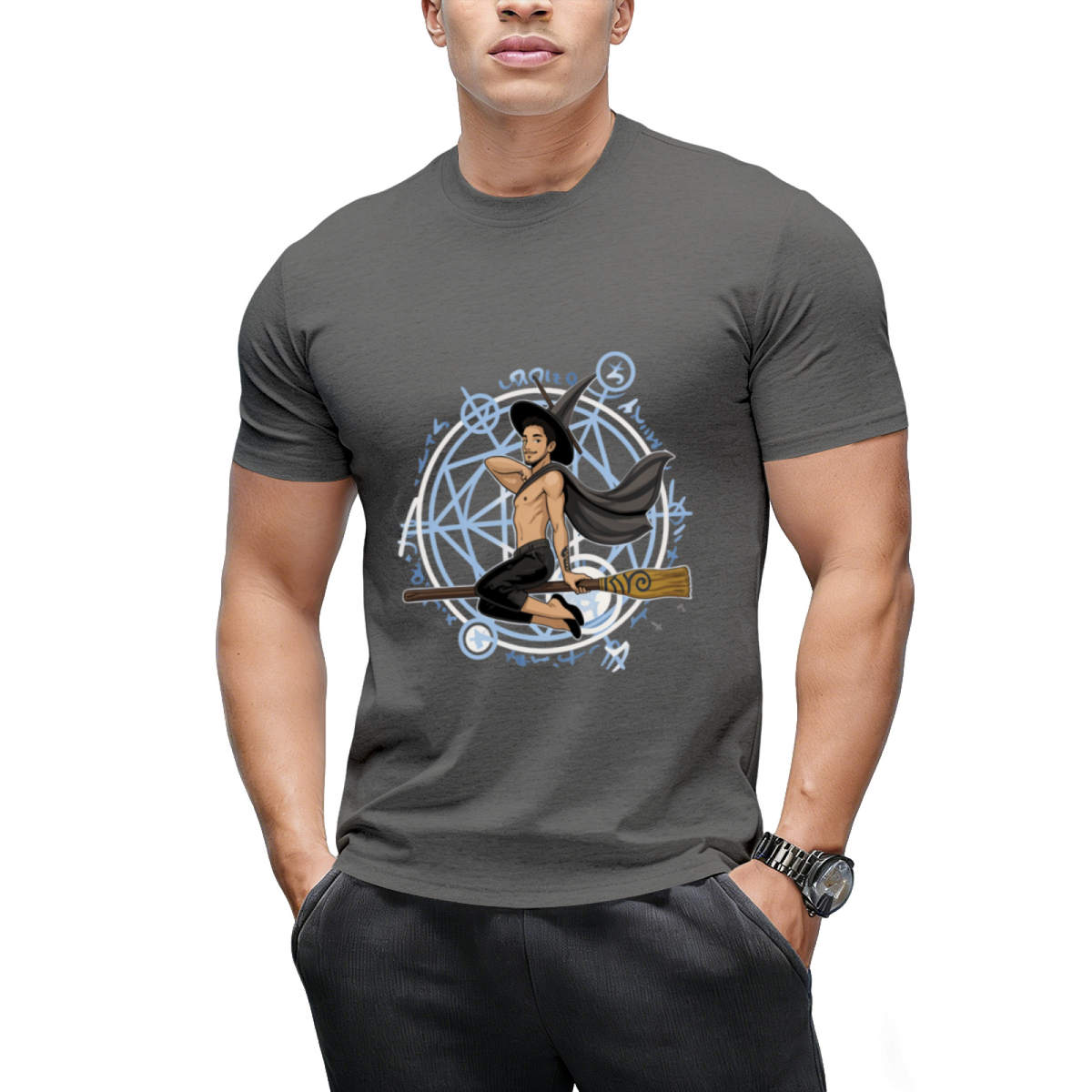 Witch Boy Onyx Graphic T-Shirt