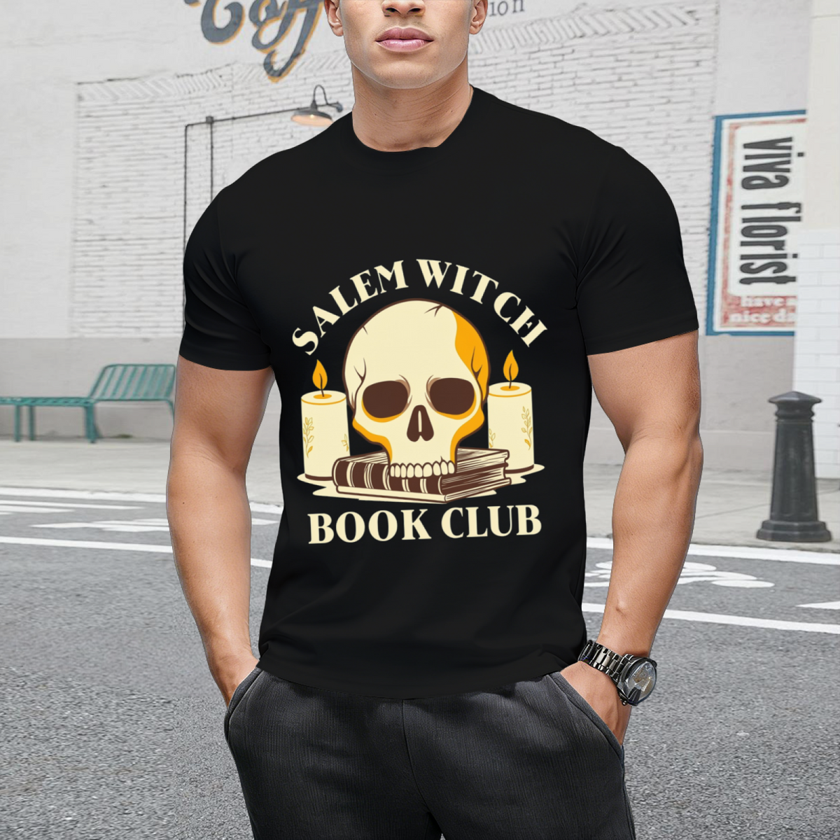 Salem Witch Book Club Graphic T-Shirt