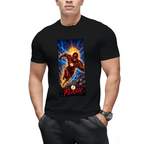Golden Lightning Dash Men's T-Shirt for Summer Travel