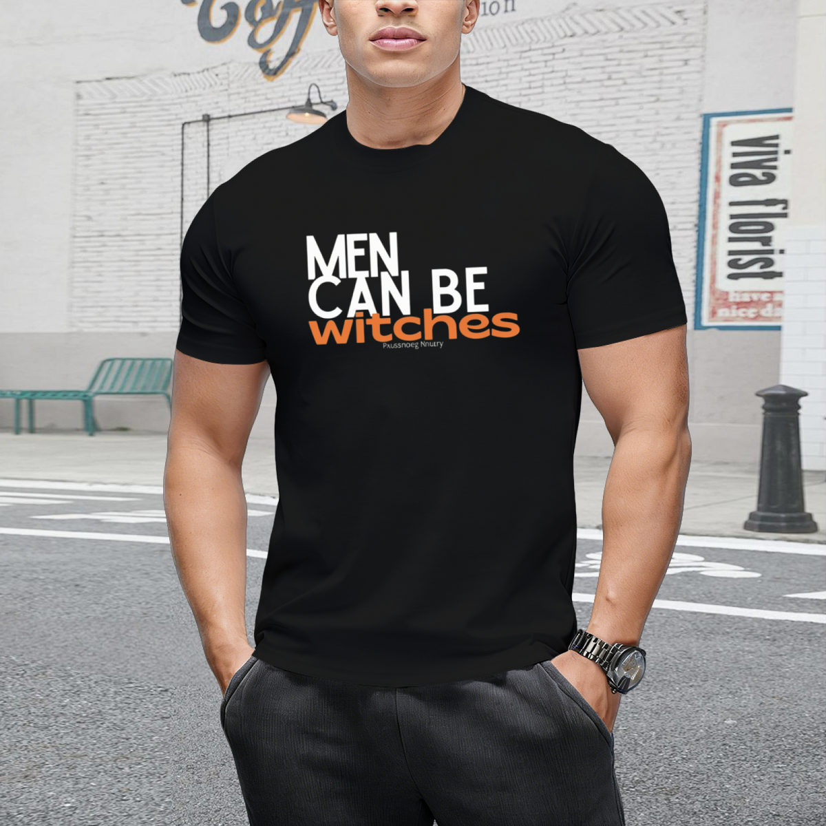 Men Can Be Witches Graphic T-Shirt