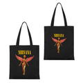 Nirvana In Utero Album Canvas Tote Bag — an In Utero album-related design